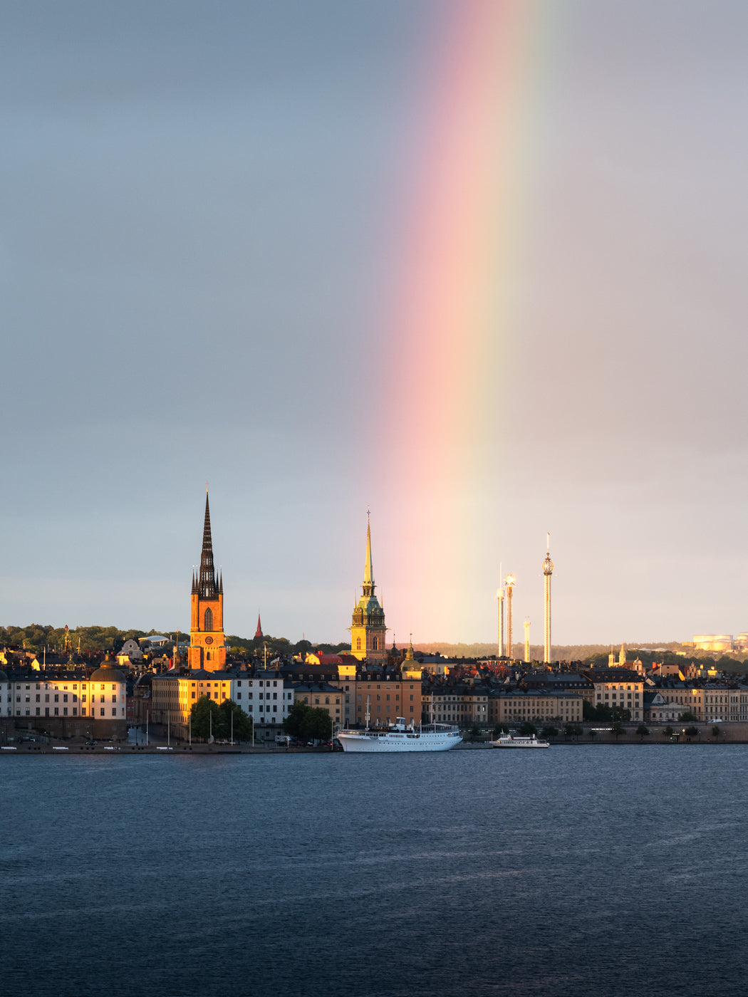 Regnbåge över Stockholm City II